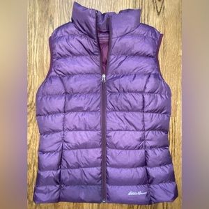 Eddie Bauer down vest Purple Med
